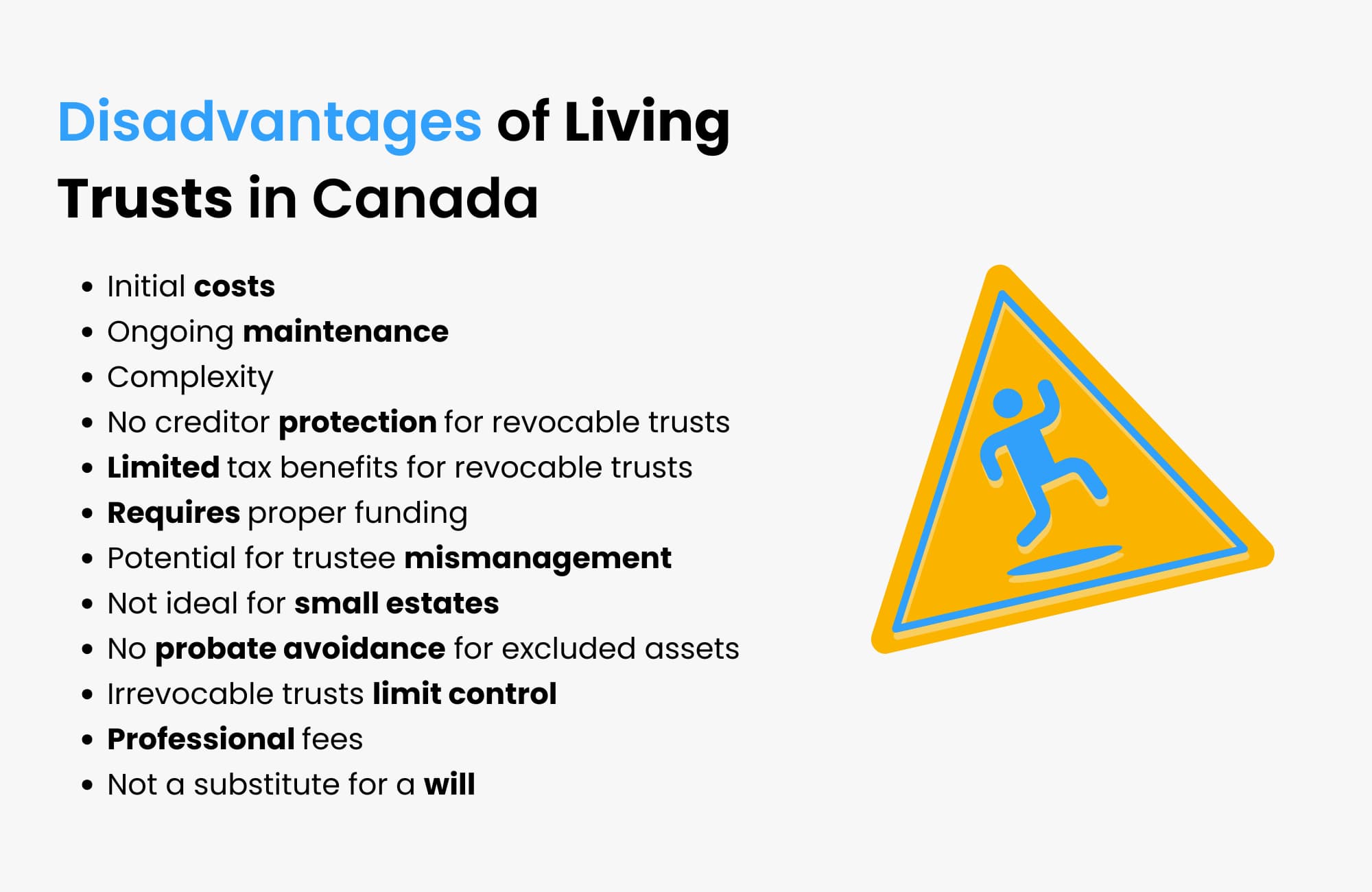 Disadvantages of living trusts in Canada