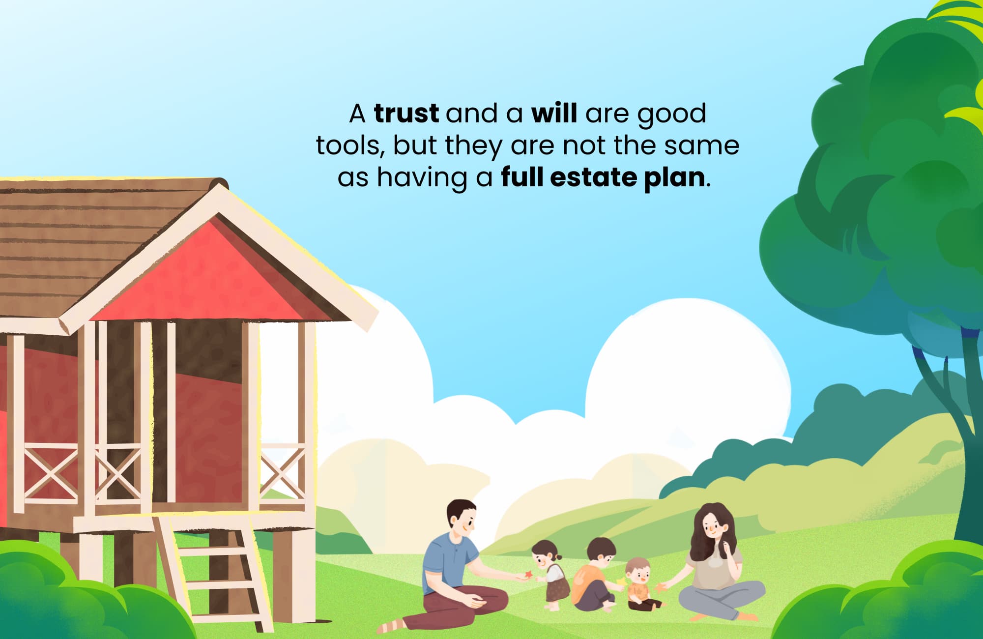 Living Trust vs. Will vs. Living Estate Plan