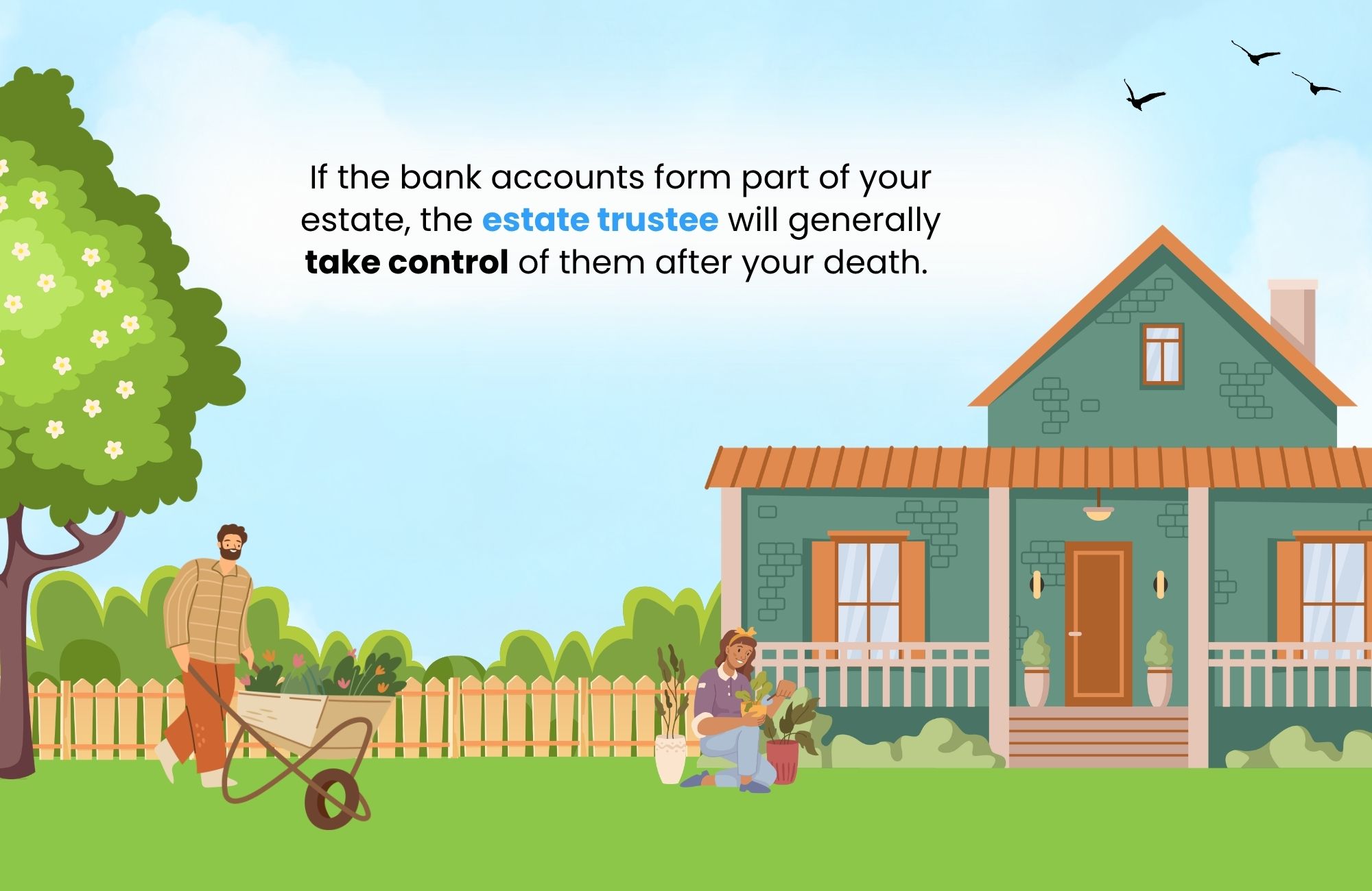 Does a joint account become part of the estate?
