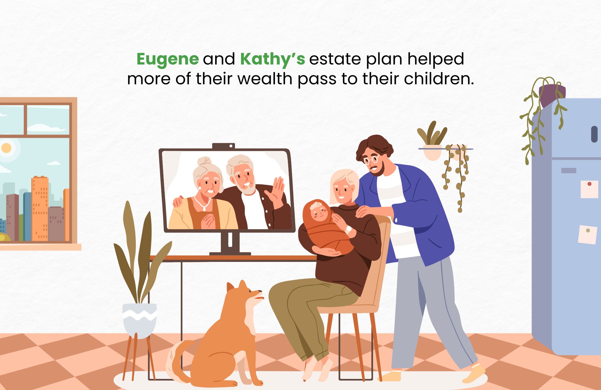 Eugene and Kathy paid the accountant to establish the trust and the lawyer to update their wills, ensuring that every aspect of their estate plan was fully coordinated and working together.
