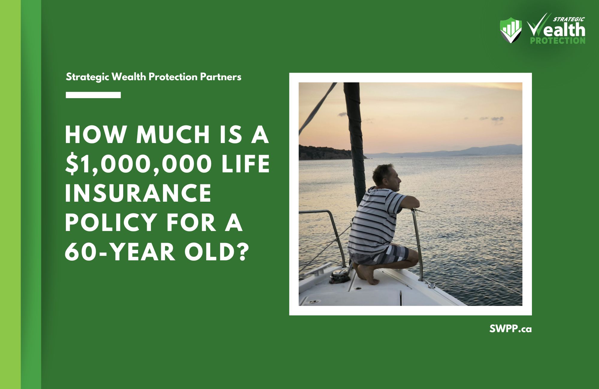 How much is a $1,000,000 life insurance policy for a 60-year-old man in Canada?